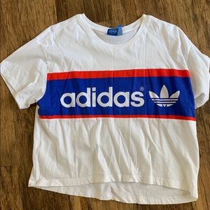 adidas crop tee!